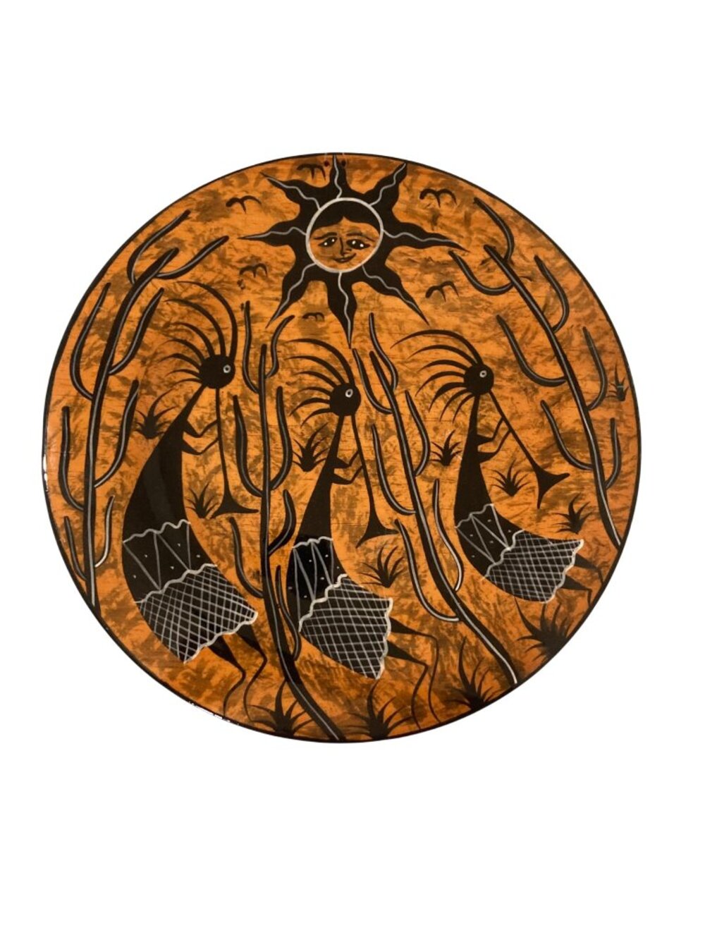 Southwest Design Sun Dancing Kokopelli Wall Hanging Decor